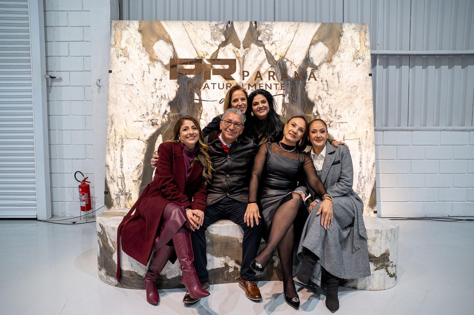 The Tavares Lopes family at the Paraná booth