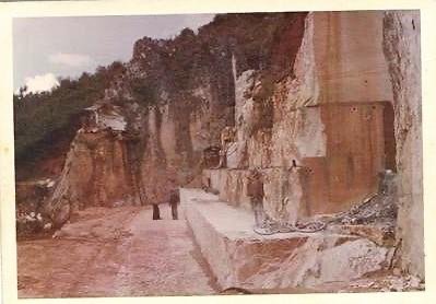 The first Branco Paraná Marble quarry